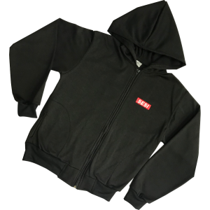 Jaqueta Helanca flanelada SESI Adulto  Bolso lateral com capuz